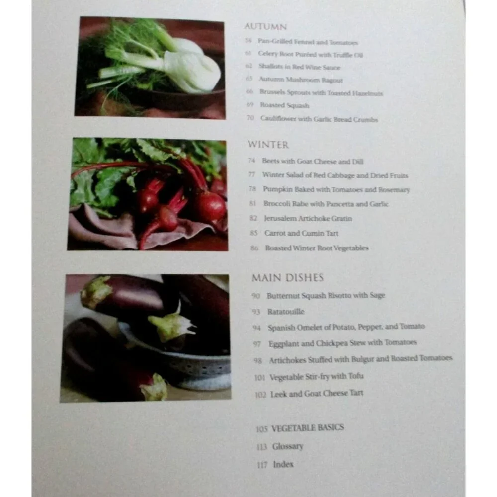 Williams-Sonoma Vegetable Cookbook 40 plus Vegetarian Recipes